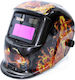 Mar-Pol Welding Helmet with 93x43mm Visual Field Multicolour