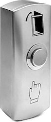 Secukey Complete Wall Push Exit Button with Frame Silver SCK-CBUTTON5