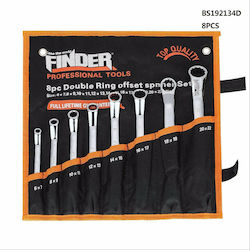 Finder Set de 8 Duble Chei poligonale Curbe