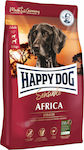 Happy Dog Sensible Africa Grain Free 1kg Ξηρά Τροφή χωρίς Σιτηρά για Ενήλικους Σκύλους Μεσαίων & Μεγαλόσωμων Φυλών με Πατάτες