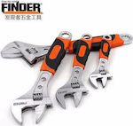 Finder French Wrench with Adjustable Opening 30mm and Anti-Slip Handle 254mm