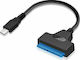 SK996436 Adapter USB to SATA Adapter Converter Cable Converter USB 3.1 Male Type C to SATA 22 pin for Hard Disk 2.5" & SSD Black (1005)