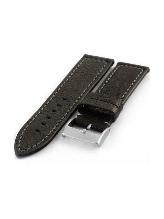 Diloy Straps Curea din piele Negru 20mm