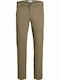 Jack & Jones Men's Trousers Chino Elastic in Slim Fit Beige