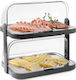 Hendi Freezing Showcase Tabletop with 2 Levels 44x32x44cm