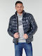 Superdry High Shine Winter Jacket Puffer Navy Blue