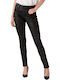 Regent Women's High-waisted Fabric Trousers Skinny Fit Black