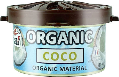 Feral Conservă Aromatică Consolă/panou de bord Mașină Organic Collection Nucă de cocos 40gr 1buc