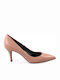 Mourtzi Leder Pumps mit Stiletto-Absatz Nude