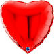 22" Red Heart Balloon