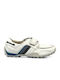Boys Moccasins with Velcro J Snakemoc B White J3216E 04332 C1167