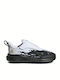 FortaRun Kids Indoor Soccer Shoes without Laces Cloud White / Core Black / Gold Metallic