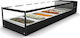 Sayl Barcelona Freezing Showcase Tabletop with Capacity 4x1/3 GN 97x38x22.5cm