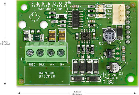 Paradox Plate for Alarm System GSM