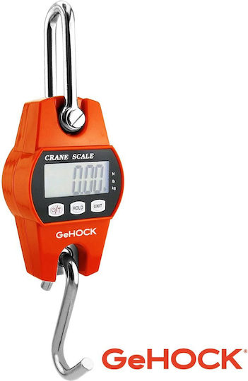 GeHock Electronic Professional Hanging Scale with Weighing Capacity of 300kg and Division 200gr