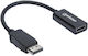 Manhattan Μετατροπέας DisplayPort male σε HDMI female 1τμχ 151634