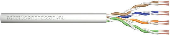 Digitus U/FTP (STP) Cat.6a (Gigabit) Καλώδιο Δικτύου Ethernet χωρίς ακροδέκτες 100m Λευκό
