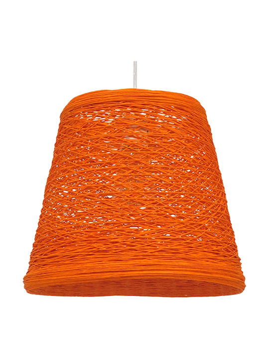 GloboStar Argent Pendant Light Suspension for Socket E27 Orange