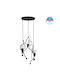 GloboStar Little Man Pendant Light Black with Socket E27 45x40cm