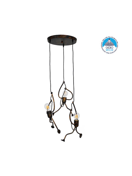 GloboStar Little Man Lumini Suspendate Maro cu ...