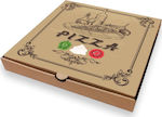 Disposable Pizza Paper Box 35x35x4.2cm 100pcs Microwelle