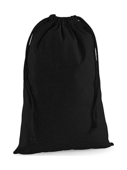 Westford Mill W216 Βαμβακερή Τσάντα για Ψώνια σε Μαύρο χρώμα