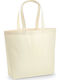 Westford Mill W225 Baumwolle Einkaufstasche in Beige Farbe