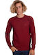 Emerson Herren Langarm-Pullover Wine