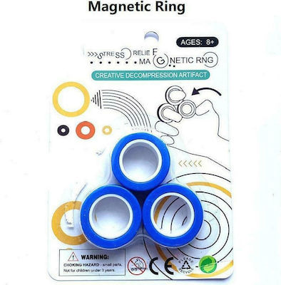 Stress Relief Magnetic Ring Μπλε