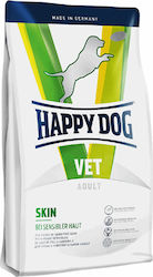 Happy Dog Vet Skin 1kg Trockenfutter ohne Gluten für erwachsene Hunde mit Hirsche und Lachs