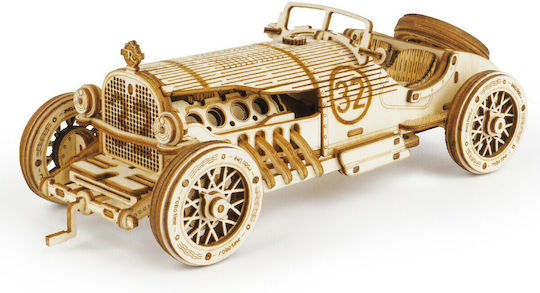 Robotime Wooden Construction Toy Grand Prix Car for Children 3++ Years