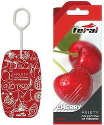 Feral Αρωματική Καρτέλα Κρεμαστή Αυτοκινήτου Fruity Collection Cherry 70ml