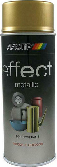 Motip Dupli Spray Paint Deco Effect Metallic Lacquer with Metallic Effect Brilliant Gold 400ml