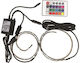 Eurolamp Αδιάβροχη Ταινία LED USB 5V RGB Φως 2x50cm Τύπου SMD5050 με Τροφοδοτικό & Τηλεχειριστήριο