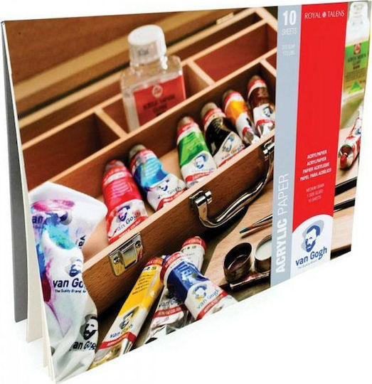 Royal Talens Sketch Pad Van Gogh Acrylic Paper 24x32cm 370gr 10 Sheets