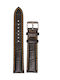 Tzevelion ART521 Lederriemen Schwarz 22mm