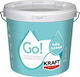 Kraft Go Αστάρι Λευκό Κατάλληλο για Γυψοσανίδα / Δομικά Υλικά 3lt