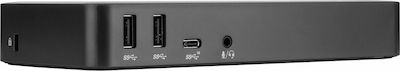 Targus USB-C Docking Station with HDMI/DisplayPort 4K PD Ethernet and Support for 2 Monitors Black (DOCK430EUZ)