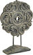 Inart Decorative Space made of Concrete Antique-Gold 23x8x32cm 1pcs