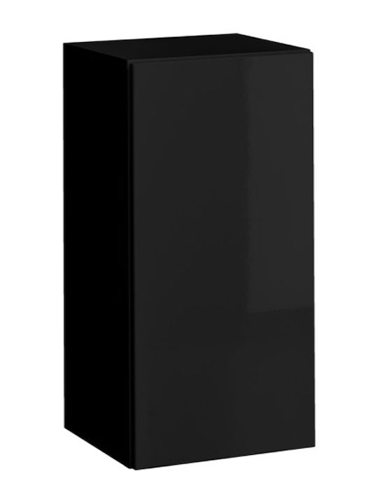 Cabinet Wall Double Modular 70 35x70x32cm Black