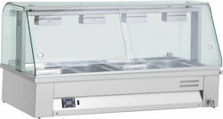 Inomak Vitrină încălzită Ben Marie cu 3 Locuri pentru Gastronomi și Putere 2390W L108 x l63 x Î71 cm Inomak Vitrină încălzită Ben Marie cu 3 Locuri pentru Gastronomi și Putere 2390W L108 x l63 x Î71 cm