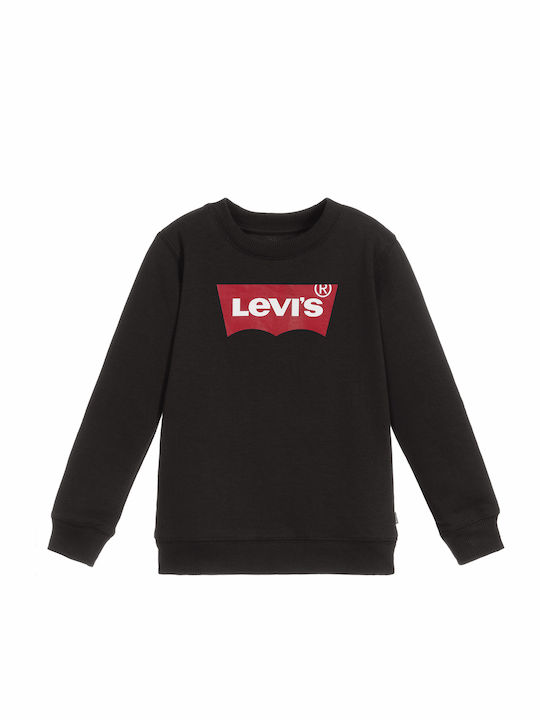 Levi's Kids Sweatshirt Black Batwing Crewneck