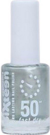 Sixteen Cosmetics Polish 50 Long Lasting Silver Shimmer Nail Polish Quick Dry 11ml