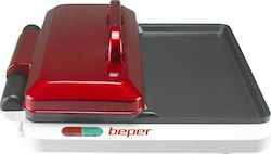 Beper Multifunktionaler Grill 4 in 1 Grill Glatte & Gerillte Platte 1000W Beper Multifunktionaler Grill 4 in 1 Grill Glatte & Gerillte Platte 1000W