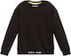 Guess Kinder Sweatshirt Schwarz Sweatshirt