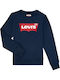 Kinder-Sweatshirt Marineblau Batwing Crewneck