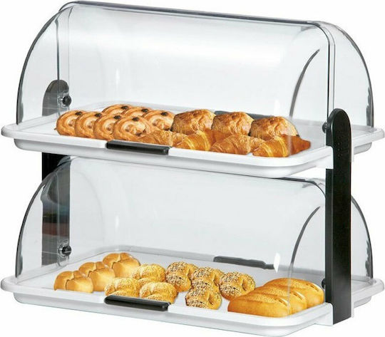 Neumarker 00-10138 Neutrale Vitrine Rollo 2 Ebenen