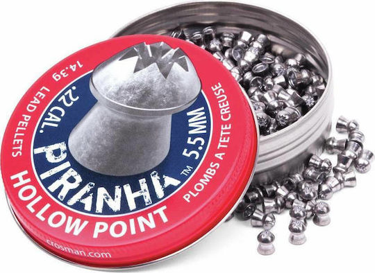 Crosman Piranha Hollow Point 400τμχ 5.5mm