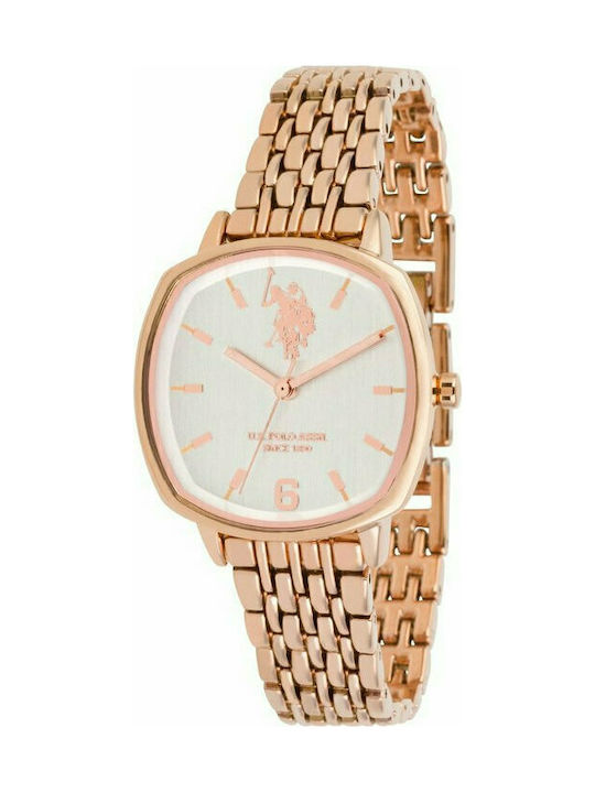 Us polo assn rose gold watch clearance