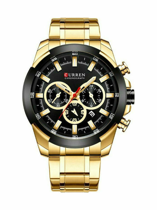 Curren Men's Watch 48mm Chronograph Battery wit...